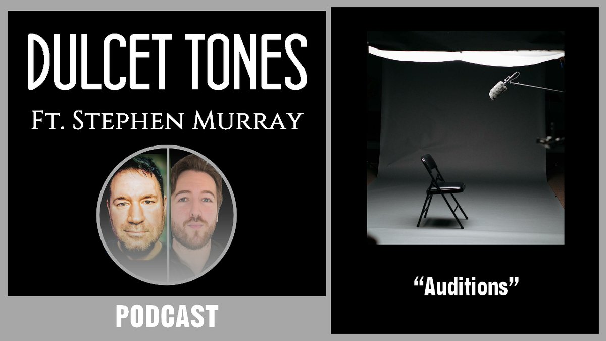 burlybirdmedia's tweet photo. Check out the pilot episode of our brand new podcast "Dulcet Tones", featuring the incredibly talented @murraydogg77.

WATCH - https://t.co/Cpp5GON9sz
LISTEN - https://t.co/lmIksFdJeH

#auditions #stephenmurray https://t.co/uwTTKusck6