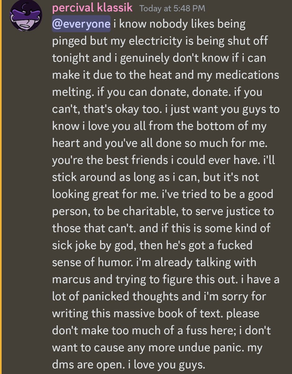 my electricity is shutting off tonight.

i don't want to die.