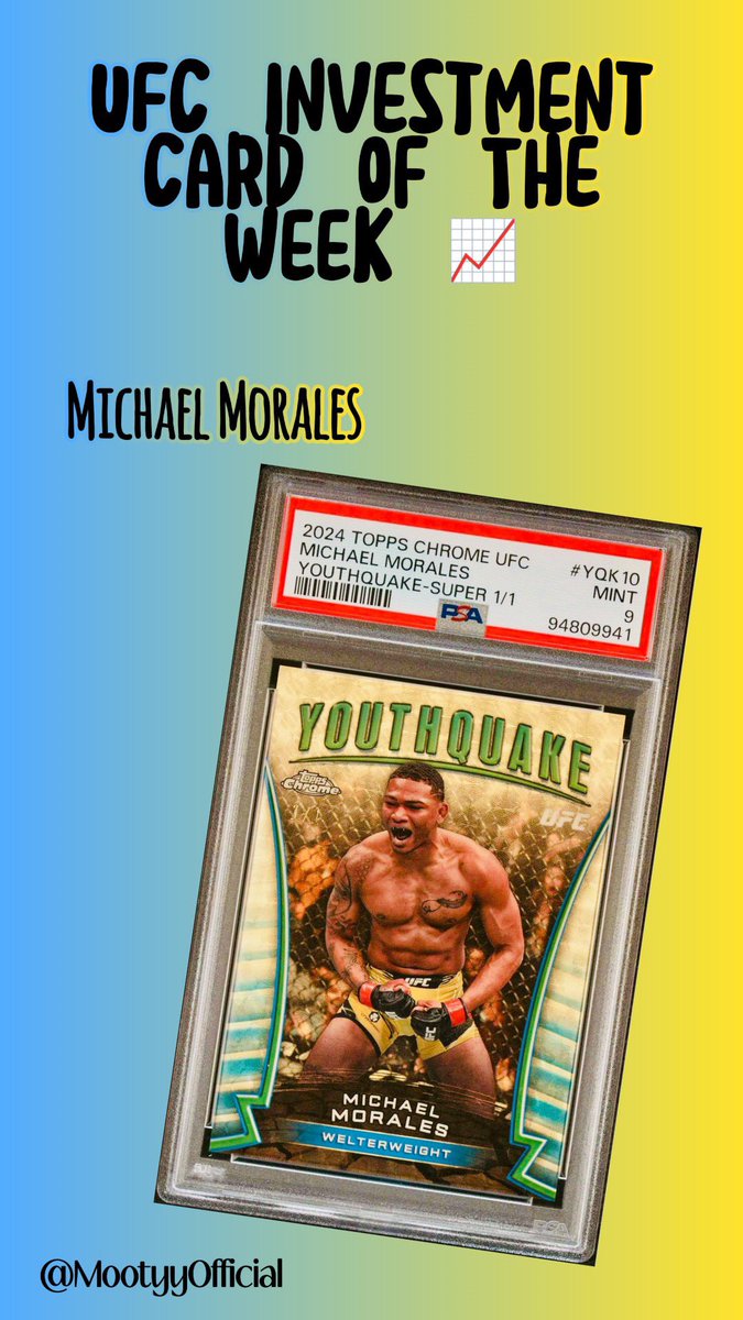 New Tik Tok drop. Haven’t seen anyone talk about UFC cards investing 🫡

I’m giving away $20 to 2 people who like and comment on it. Must be following my Tik Tok and on here. Comment below when done ✅

Click below ⤵️
tiktok.com/t/ZTN7osvLr/