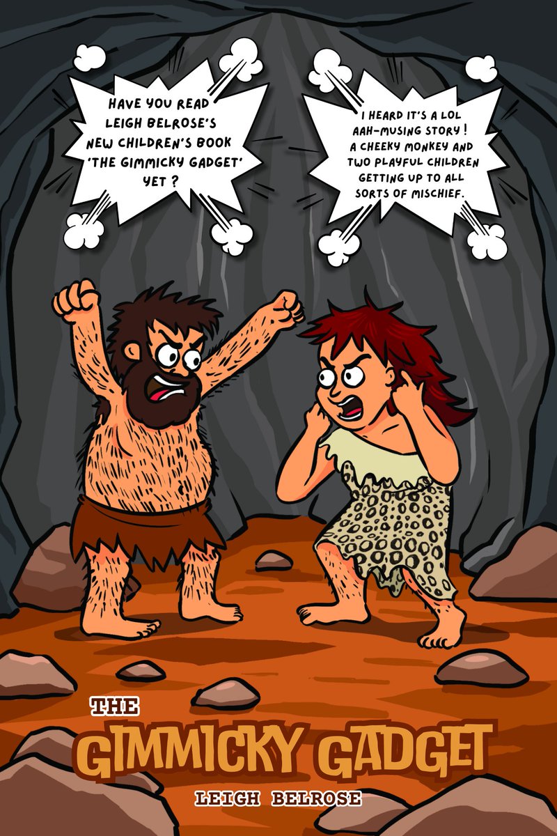 Rock on over to my storybook cave and check out my new children's book #TheGimmickyGadget Available in #ebook amazon.com/Gimmicky-Gadge… and #paperback amazon.com/Gimmicky-Gadge…  Thank you all for clubbing by... #childrens #mustreads #humor #middlegrade #timetravel