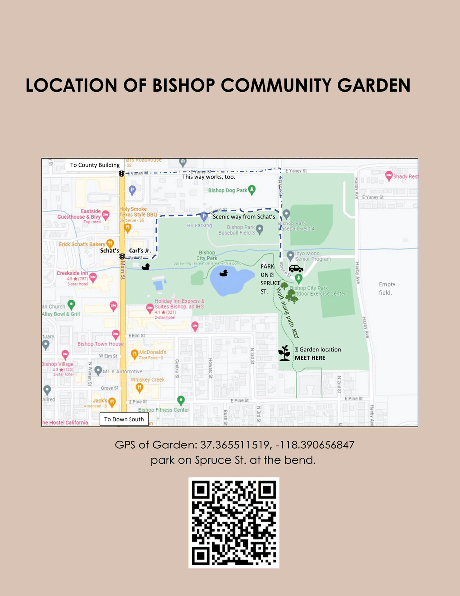 Interested to learn about cover cropping for soil health and pick up some #FreeSeeds? 
Free workshop on 9/6 at 10am in the Bishop City Park hosted by the Natural Resources Conservation Service and the Eastern Sierra Land Trust. 

Questions? Ziani@eslt.org