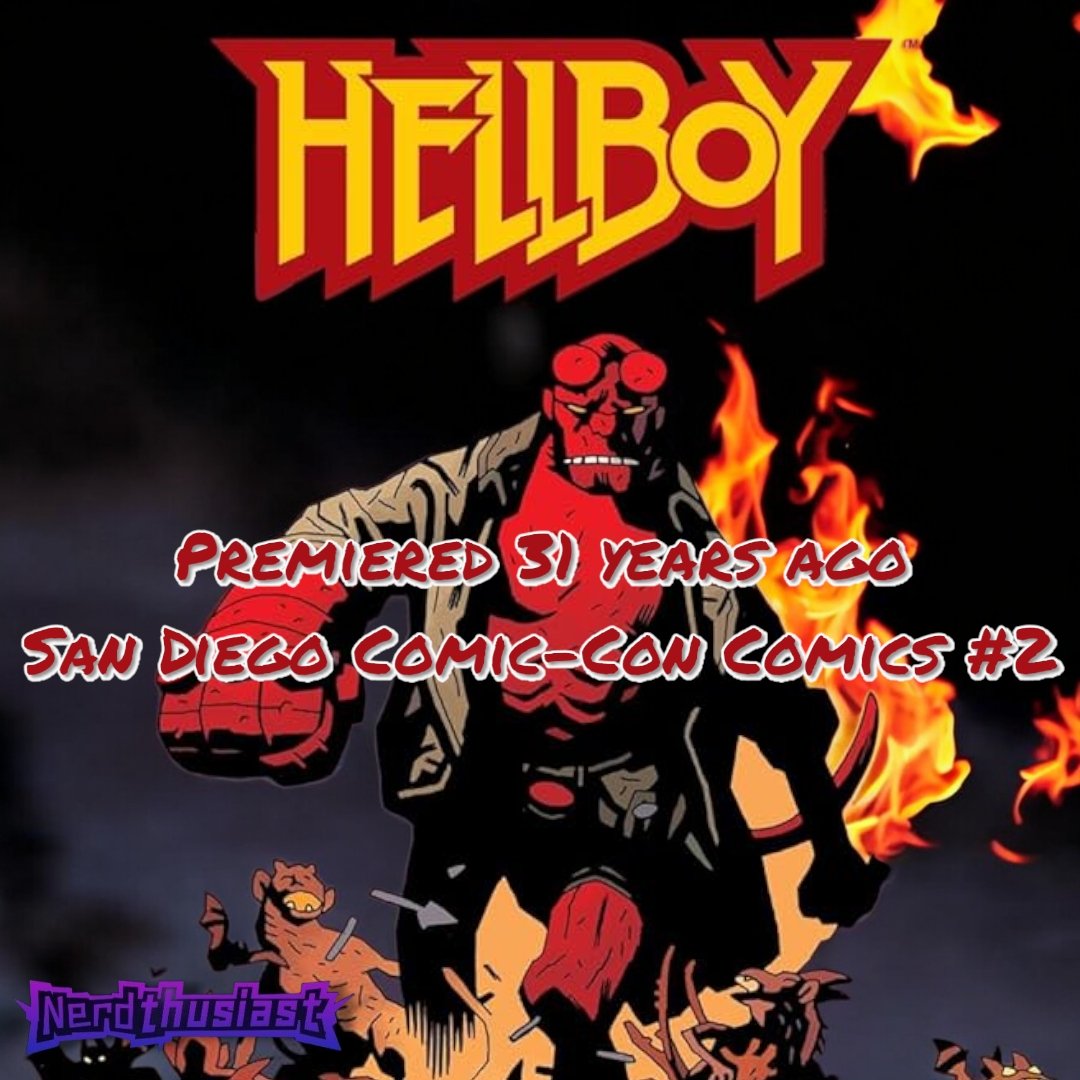 nerdthusiast's tweet photo. Multiverse Monday
HellBoy premiered on the printed page on August 19, 1993
#multiversemonday #nerdthusiast #hellboy #sandiegocomiccon #mikemignola https://t.co/qAtYZZBIME