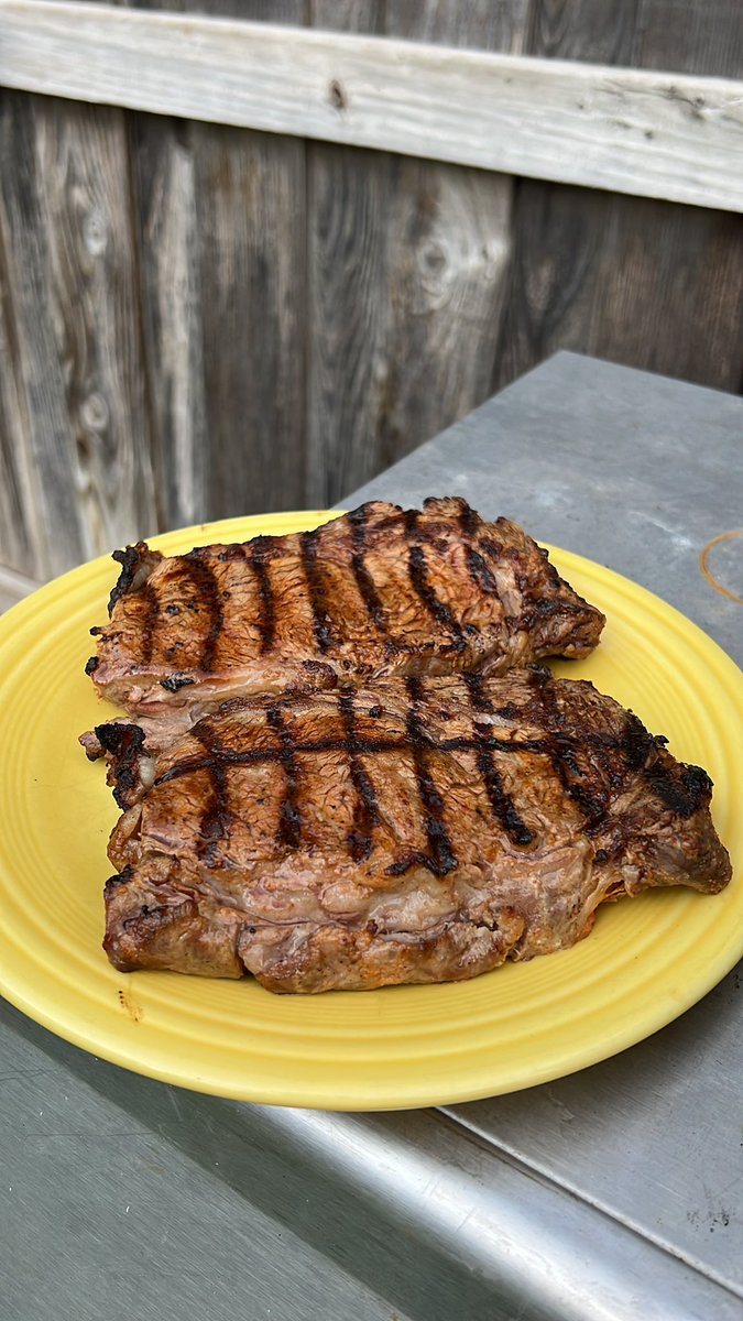 rhmattson's tweet photo. Dinner time. This is Fuel ๐ฅฉ #gramps #grateful #tweaktips (soaked in lemon pre-cook for 75 mins) https://t.co/xdCQBLzdoC