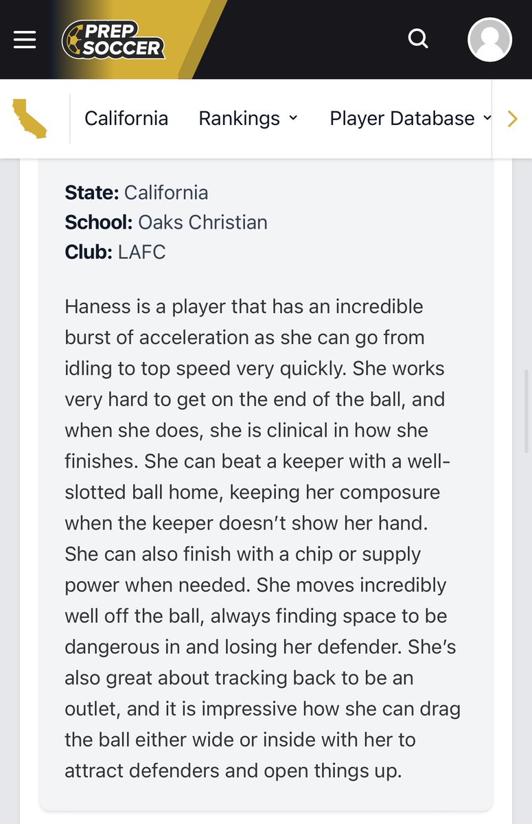 Thank you <a href="/PrepSoccer/">Prep Soccer ⚽️</a> for another great  write up!