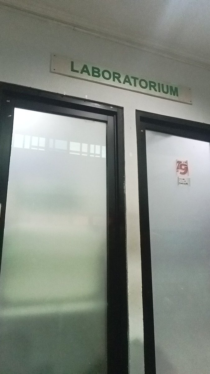 Jenjirow's tweet image. Pagi2 udah cek lab.