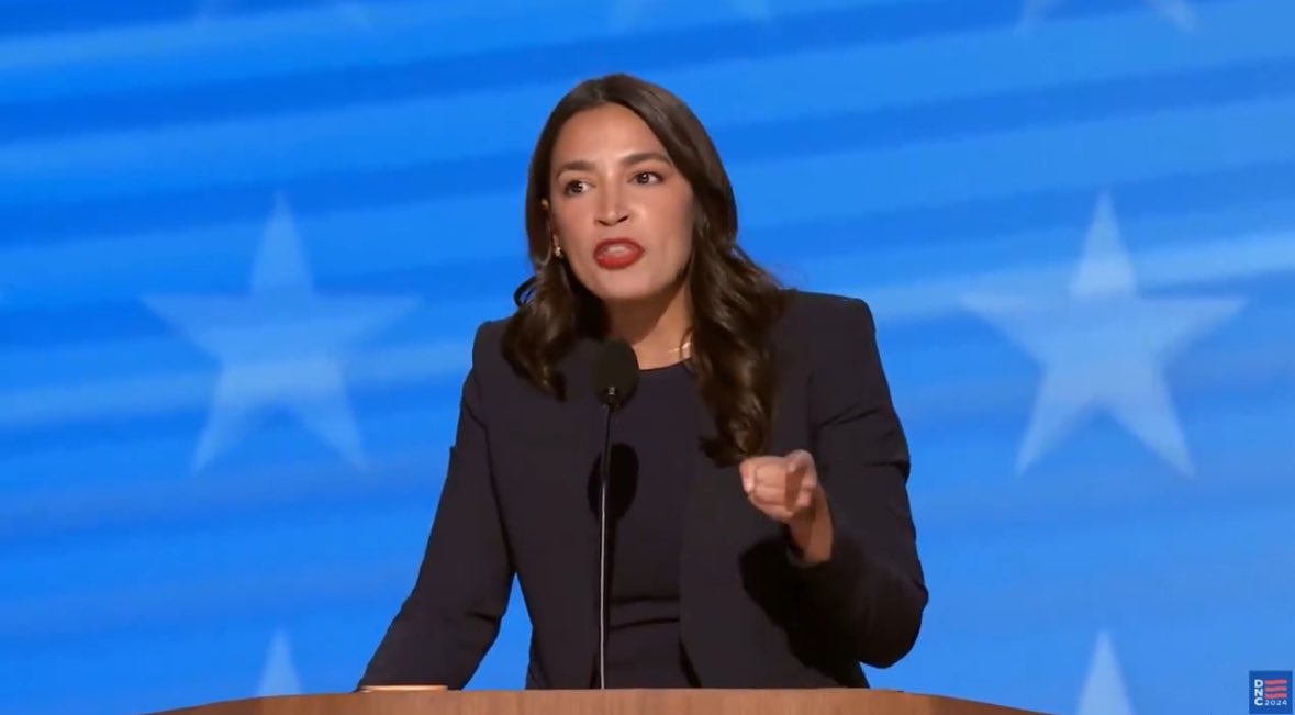 "I'm tired of hearing about how a two bit union buster thinks of himself as more of a patriot than the woman who fights every single day to lift working people out from under the boots of greed trampling on our way of life." <a href="/AOC/">Alexandria Ocasio-Cortez</a> #BetterInAUnion