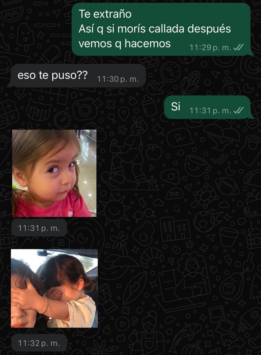 Donde no me quieren? Pobre piba sigue pensando q supero a la negrita 🤭