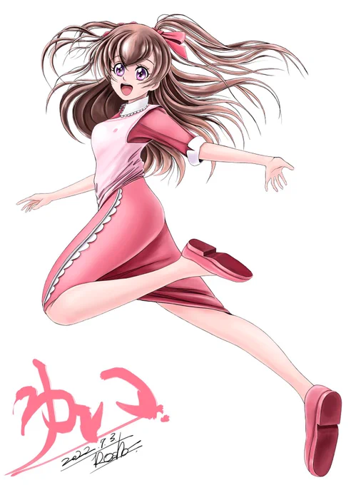 #みなさん2年前の今頃はどんな絵描いてましたかこれか。本当、成人女性にしか見えんw 