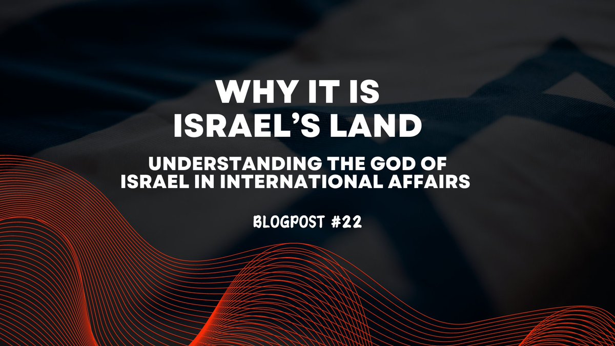 Arthurpeeman's tweet photo. Why It Is Israel's Land - Understanding The God Of Israel In International Affairs
https://t.co/kdH23t0zML https://t.co/4NZF0aVz6a