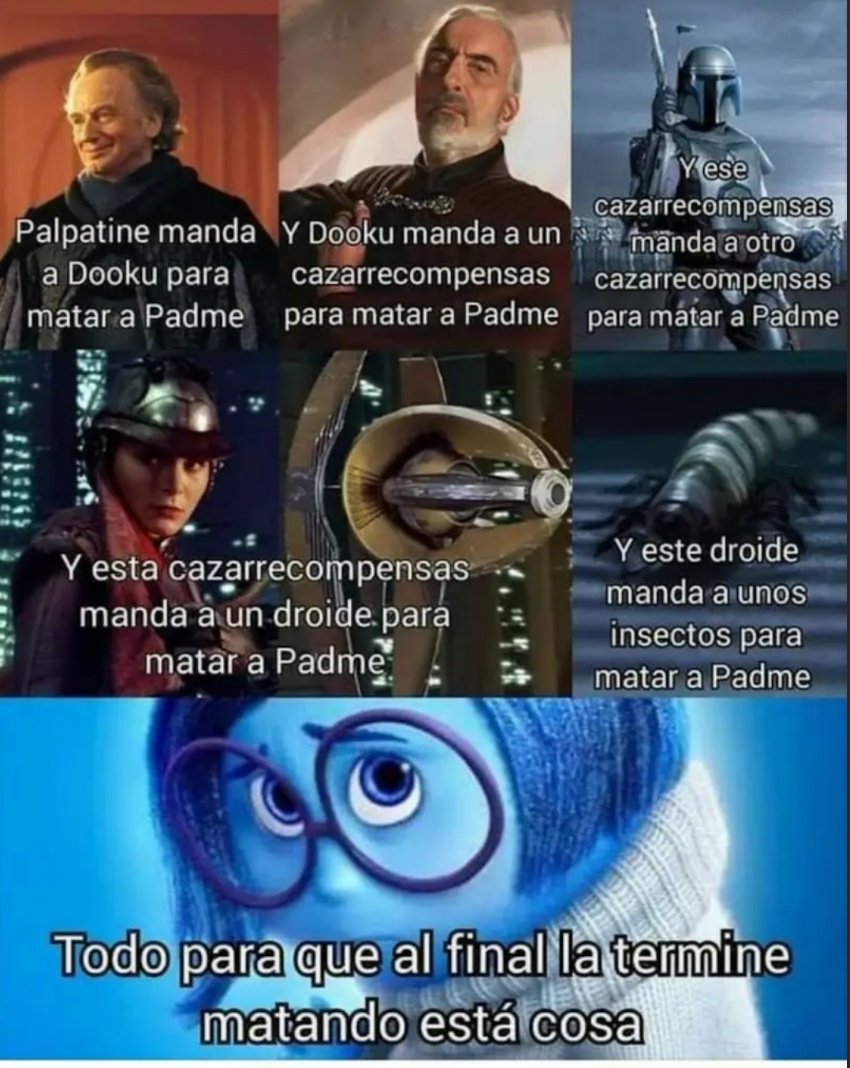HeartOfSword16's tweet image. Meme de Star Wars.

Pues tiene razón o no?