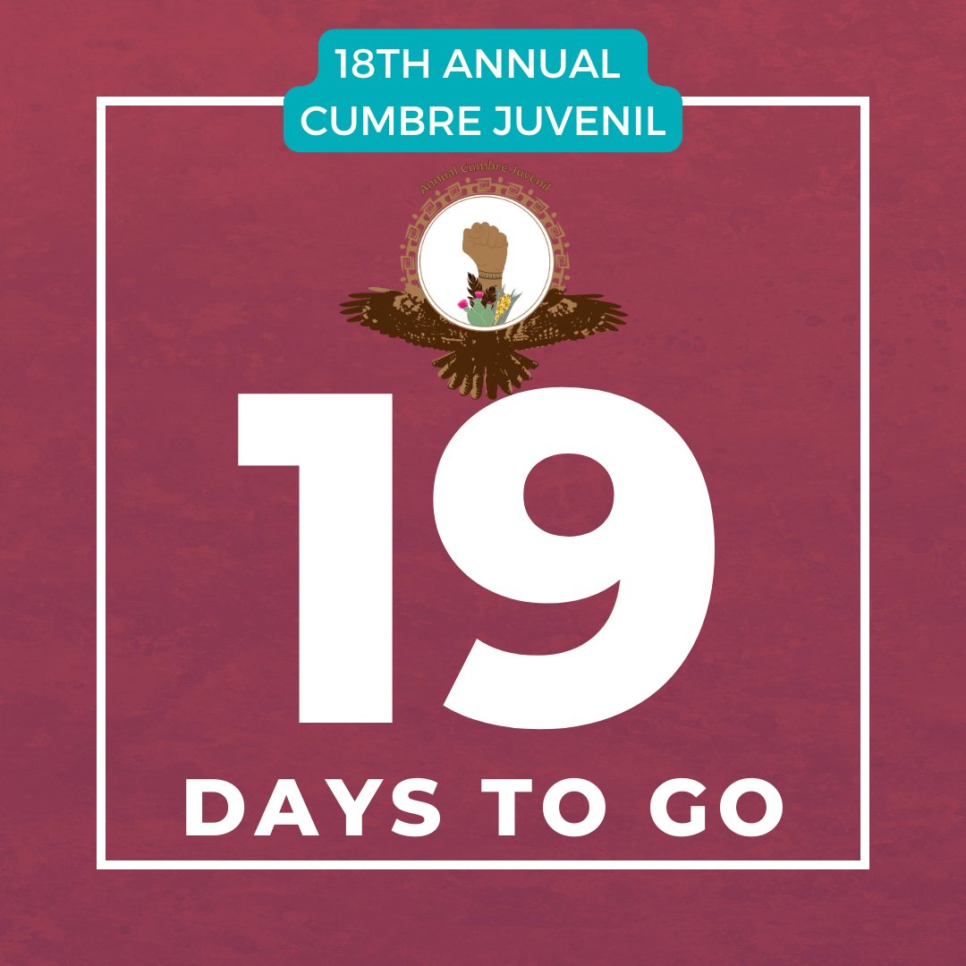elcentroAMISTAD's tweet photo. 🚨 Only 19 Days Left! 🚨
The countdown is on for the 18th Annual Cumbre Juvenil! 🎉

➡️https://t.co/fNwmRGAaqB
#CumbreJuvenil #YouthPower #Inspiration #Empowerment #RegisterNow
#boulder #bouldercolorado #fun #school #bvsd #youthsummit https://t.co/PJof66wMW0