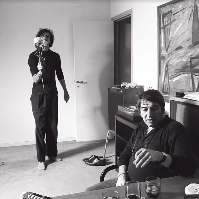 esta foto de sandro y charly siempre me pareció hermosa