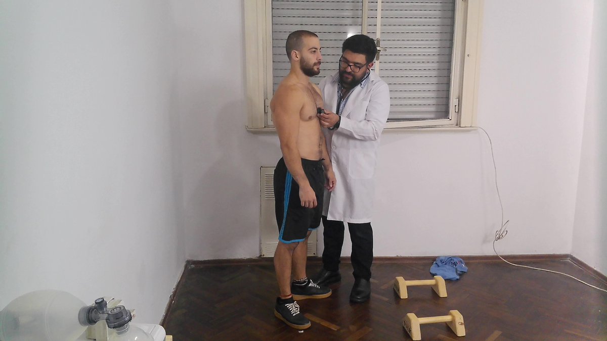 NickCpranddefib's tweet photo. Gerardo is worried about his heart rate being too low. After detecting 42 BPM at rest, he does some exercises, but flatlines.
Note: his low BPM is real.

Preview: https://t.co/3msTztdQ2k
Full version $14.90

#heartbeat #stethoscope #sports #exercise  #doctor #patient https://t.co/rfN3YgPvhW