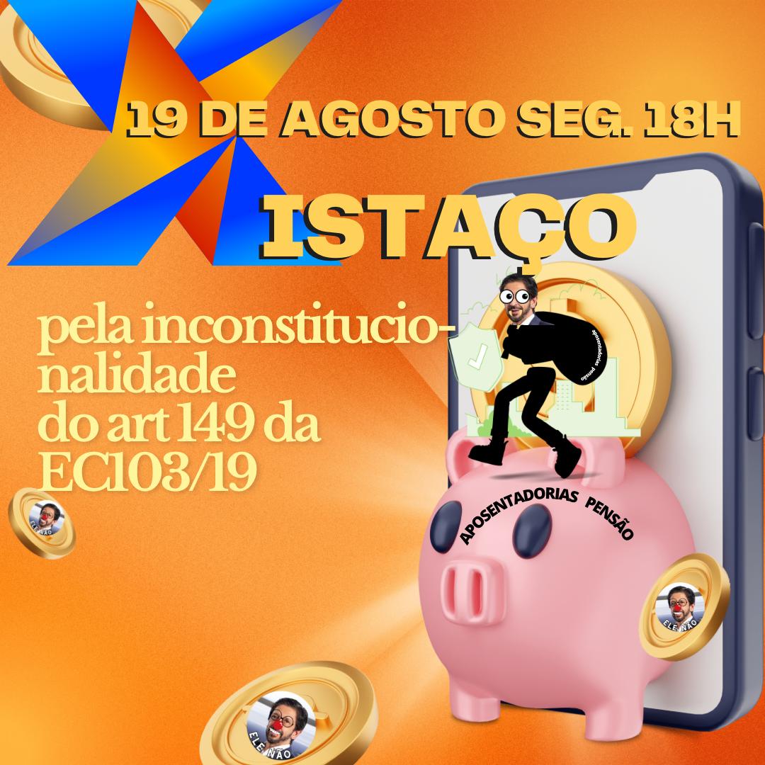 <a href="/MariaLciaRamo11/">Maria Lúcia Ramos</a> <a href="/STF_oficial/">STF</a> <a href="/nunesmarquesk/">Kassio Nunes Marques</a> <a href="/MinAMendonca/">André Mendonça</a> <a href="/Cristianozaninm/">Cristiano Zanin Martins</a> <a href="/FlavioDino/">Flávio Dino 🇧🇷</a> O Governo penalizou o aposentado no momento de maior fragilidade da vida. Esperamos o resgate da apreciação da ilegitimidade do art.149 da EC103 do Sr. Ministro <a href="/gilmarmendes/">Gilmar Mendes</a> 
<a href="/STF_oficial/">STF</a>
<a href="/LRobertoBarroso/">Luís Roberto Barroso</a>
<a href="/alexandre/">R.s</a>
Valorizem Aposentados
#AposentadoriaHonrada