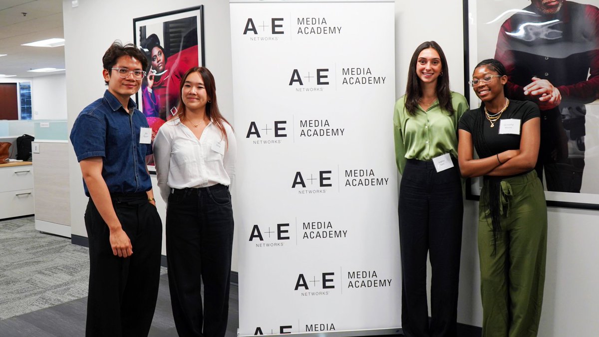 AE_GlobalMedia's tweet photo. We are thrilled to share that our first-ever A+E Networks Media Academy was a big success! Students and early career professionals joined us in Los Angeles, Chicago, New York and Stamford for an incredible day of learning and networking. https://t.co/x3lMaxzRJv