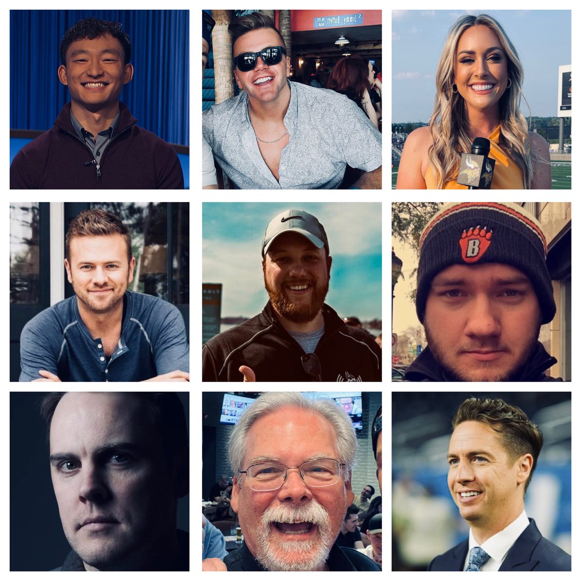 InitialsGame's tweet photo. Here are the nine quarterfinal winners of the 2024 @InitialsGame Invitational on the @PowerTripKFAN:
@dohyoungpark
@TommyO53
@tatumeverett
@MattJMuenster
@AjKFAN
@ZachHalverson
@jgkfan
@LawyerLambert
@TomPelissero https://t.co/POaBtYKktU