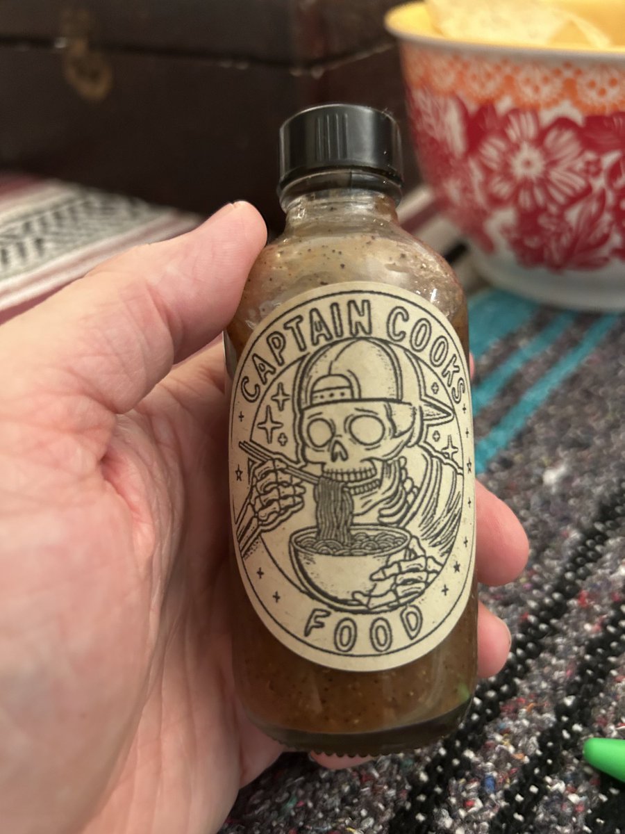 HotSauceBlogger's tweet photo. Fellow #phiily #hotsauce #festival judge brought a coffee mango habanero sauce of his own to the tasting on Friday night that was great on the pizza ! I’ve done some similar sauces but will probably revisit this concept. The roasted bitter notes balance sweetness. Follow on IG https://t.co/xkXUbHXj0s