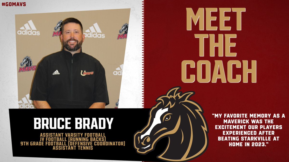 ◼️ MEET THE COACH ◼️ 

This is Bruce Brady's 16th year coaching and 7th year at Germantown. Thanks for all you do for your players!
#gomavs #welcometotheranch