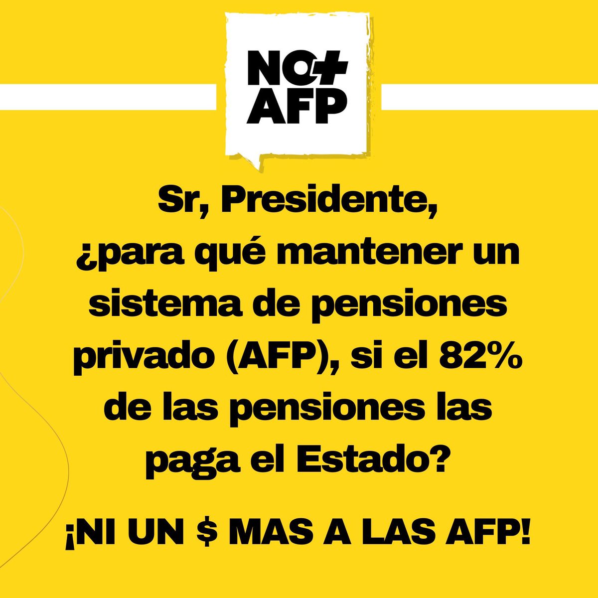 Coordinadora No+AFP tweet media