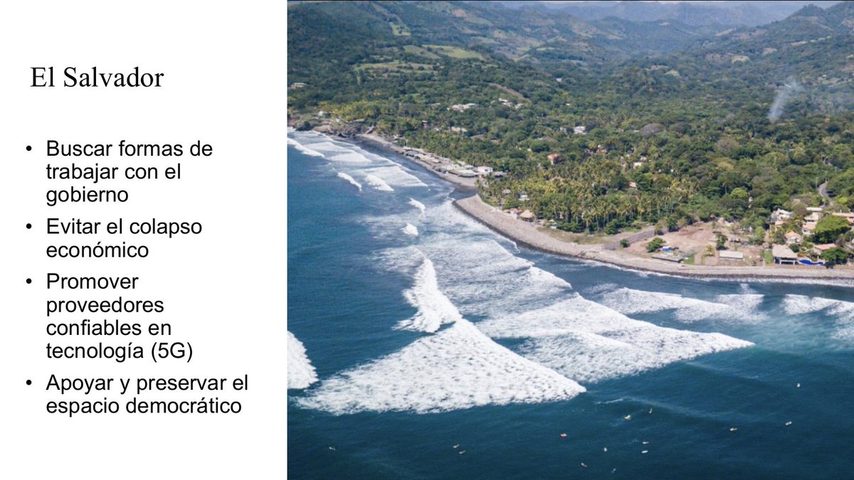 cicloscap's tweet photo. 🇸🇻🇭🇳🇬🇹🇳🇮 Estas estrategias tienen una implementación diferente en cada país, destacó #DavidHoliday pero tienen en común:
✅Apoyar el espacio democrático y combate a la corrupción
❌Evitar la concentración del poder y
📉el deterioro económico que promueve migración. https://t.co/ZZ8G2oleKR