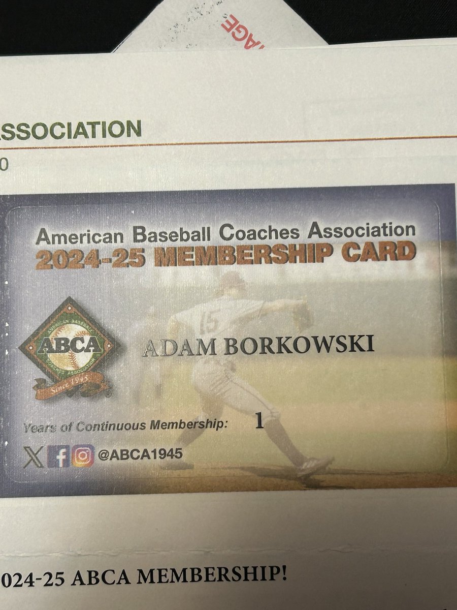 Well I signed up for <a href="/ABCA1945/">ABCA</a> and I received my membership card today.
