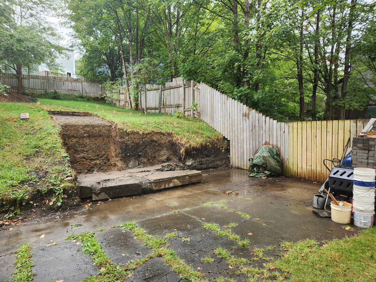 NauticalTyler's tweet photo. Built pre-1899 as a stable and used as a cooperage by the Simms family from 1902, only the foundation remains today. 

My next task is to rebuild it! https://t.co/anBKS0spsA