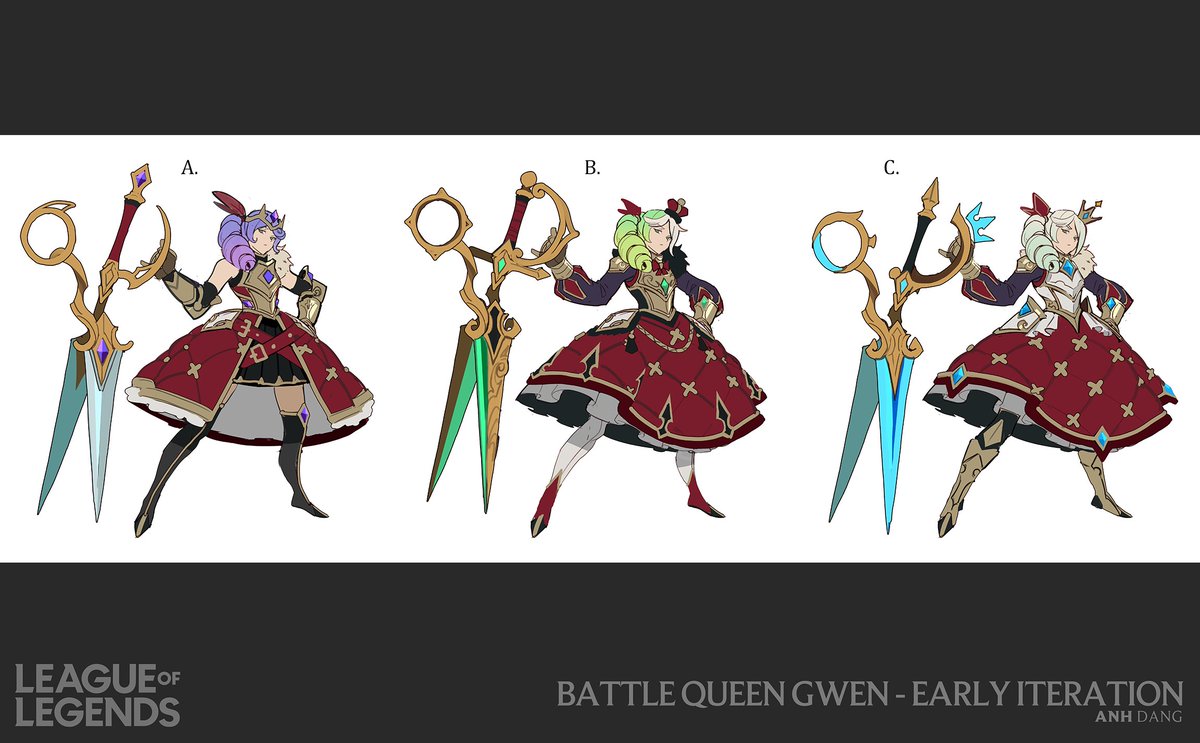 Some concept stuff for Battle Queens Gwen :V