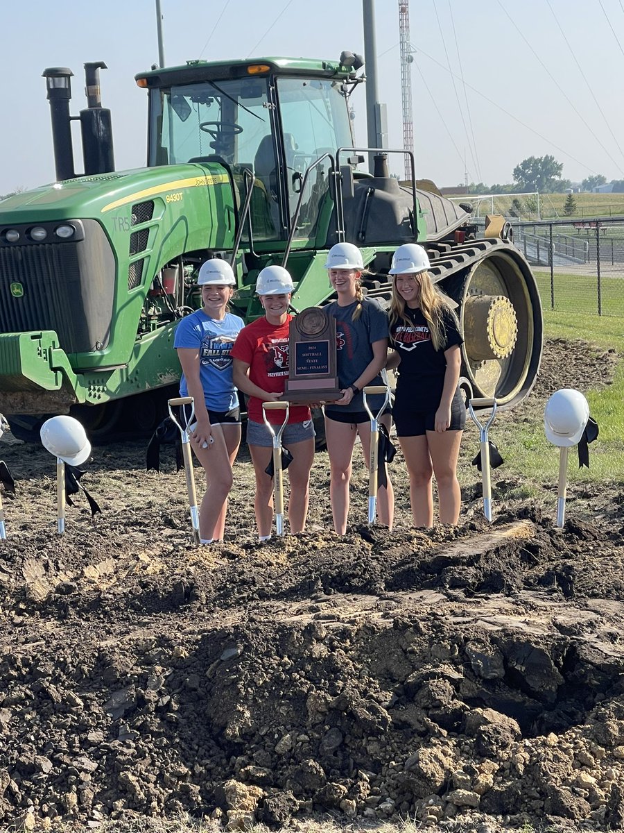 North Polk new softball field ground breaking.  Go Comets!
