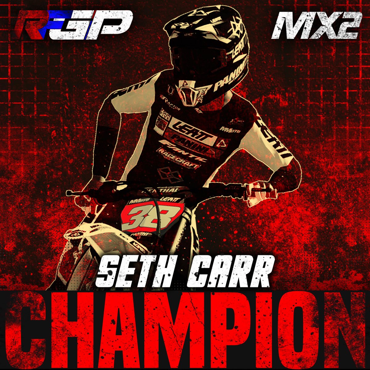 SYSonYT's tweet photo. Championship week in MX Simulator starts off with a bang as Seth Carr wraps up the 2024 RFGP MX2 World Championship tonight in Germany! #MXSimulator https://t.co/6qaNaaxXMZ