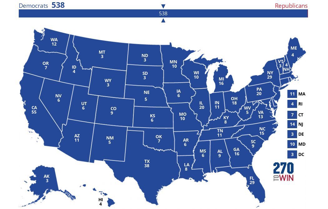 katesalkz's tweet photo. the electoral map if beyonce comes out thursday to a full choir singing american requiem https://t.co/i0CpVVxtaL