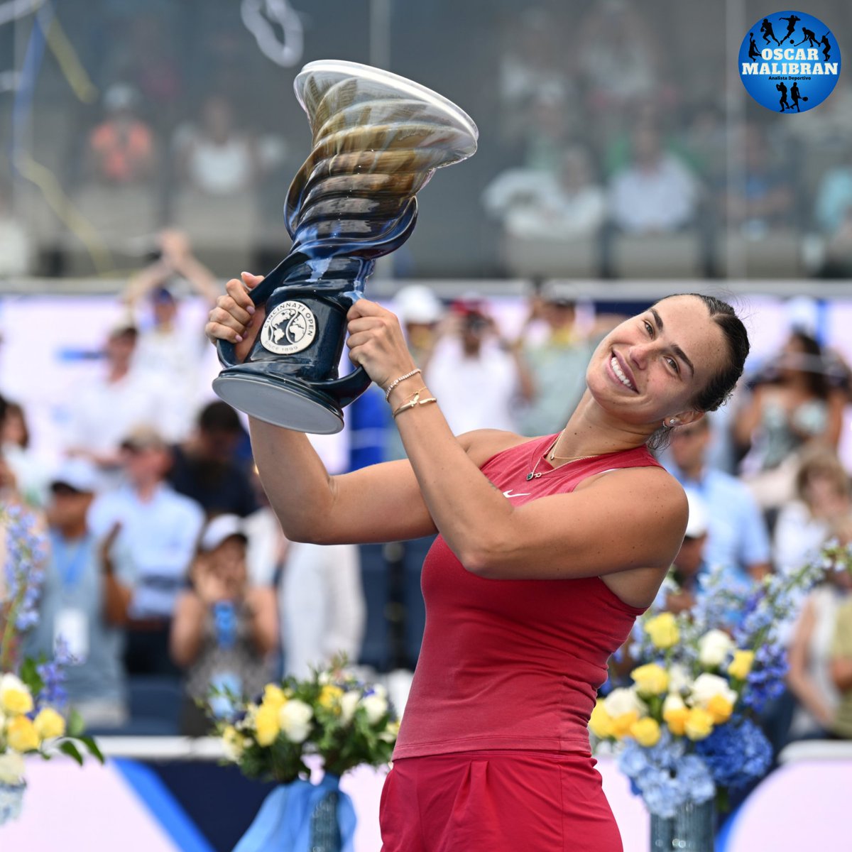 OscarMalibran's tweet image. ¡Los Campeones de la Semana!🎾

Jannik Sinner🇮🇹 y Aryna Sabalenka🇧🇾 conquistan el Master 1000 de Cincinnati🏆
#ATP #WTA #Master1000