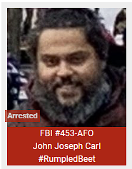 SeditionHunters's tweet photo. John Joseph Carl #RumpledBeet joined the Pinetops Police Department in December 2023. On Aug 15, 2024, he was arrested on felony and misdemeanor charges related to his alleged conduct during the Jan. 6, 2021, breach of the U.S. Capitol. https://t.co/n3jRwiUsAk https://t.co/j0sv0FuWb0