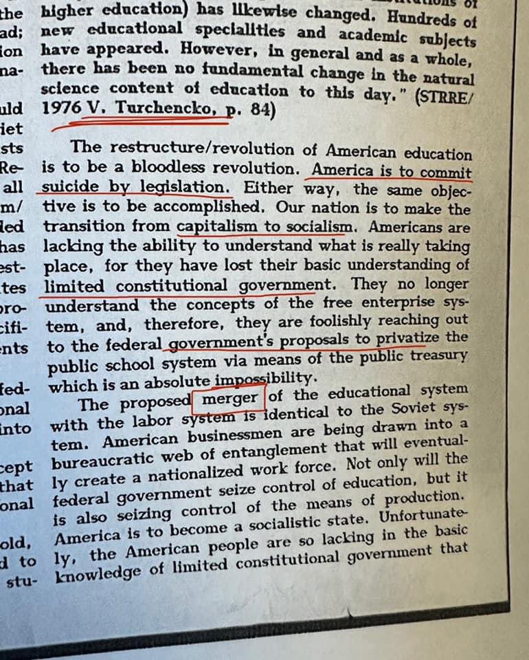 Woodyboy2020's tweet photo. @DISCERNIT @brianeharrison @RealCandaceO @TuckerCarlson @lynnsdavenport @GINGERDRUSSELL @pat_huff @MaryDunlaphome “America is to commit suicide by legislation.”
https://t.co/vfqMi9slvh
“The proposed merger of the educational system with the labor system is identical to the soviet system.” #Txed #Txlege #OER #HB1605 https://t.co/0tumjO7f2j