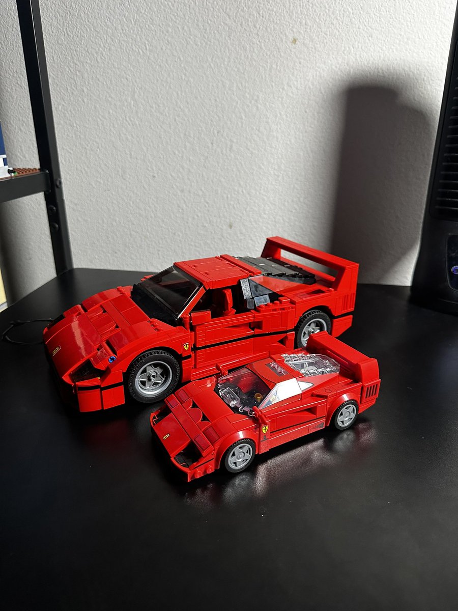 ericcbricks's tweet image. Lego Creator Ferrari F40 
Lego Speed Champion Ferrari F40

#lego #legofan #legocollection