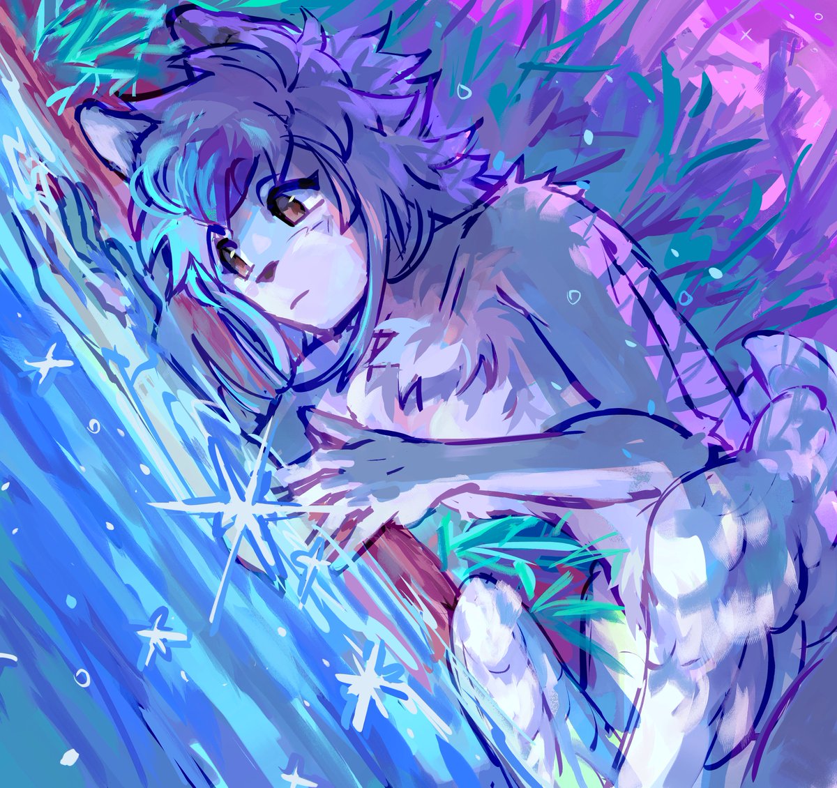 Art trade w kerogatos!! :3
#furry #furryart