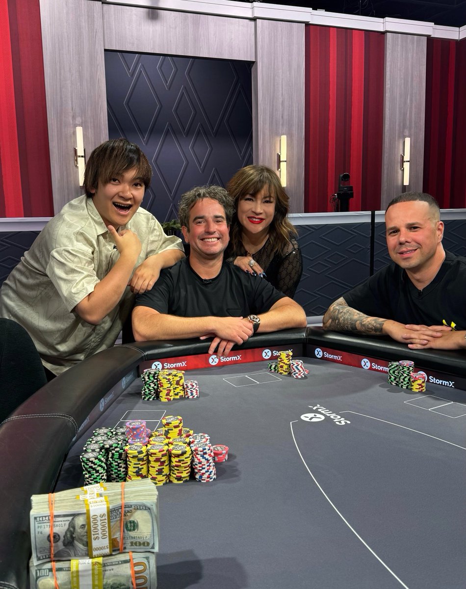 JenniferTilly's tweet photo. Coming up shortly: All-new episode of #HighStakesPoker with @MasatoYokosawa Justin Gavri and Andrew Pachecho. 8pmEastern/5pmPacific. On @PokerGO https://t.co/4MFOrwvxkJ