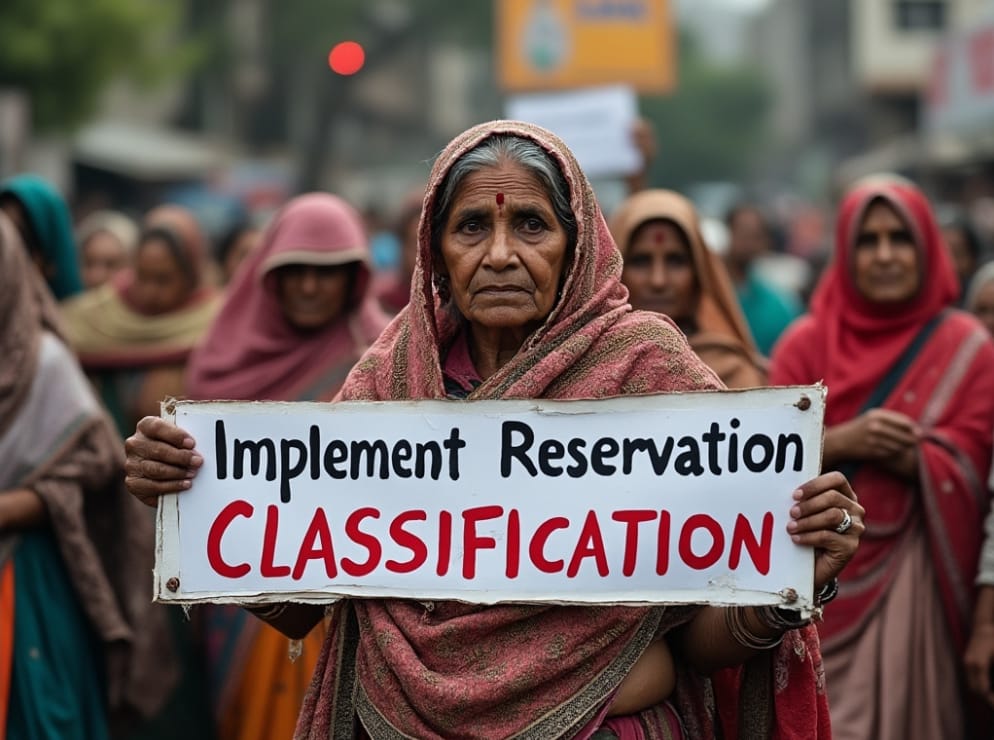 Ajay_singh_keer's tweet photo. Proper classification of reservations is necessary to maintain balance in society. #आरक्षण_वर्गीकरण_लागू_करो

@PMOIndia 
@HMOIndia 
@rashtrapatibhvn 
@AmitShah 
@narendramodi 
@MSJEGOI 
@scstdevdept https://t.co/Q7mXgyPayw