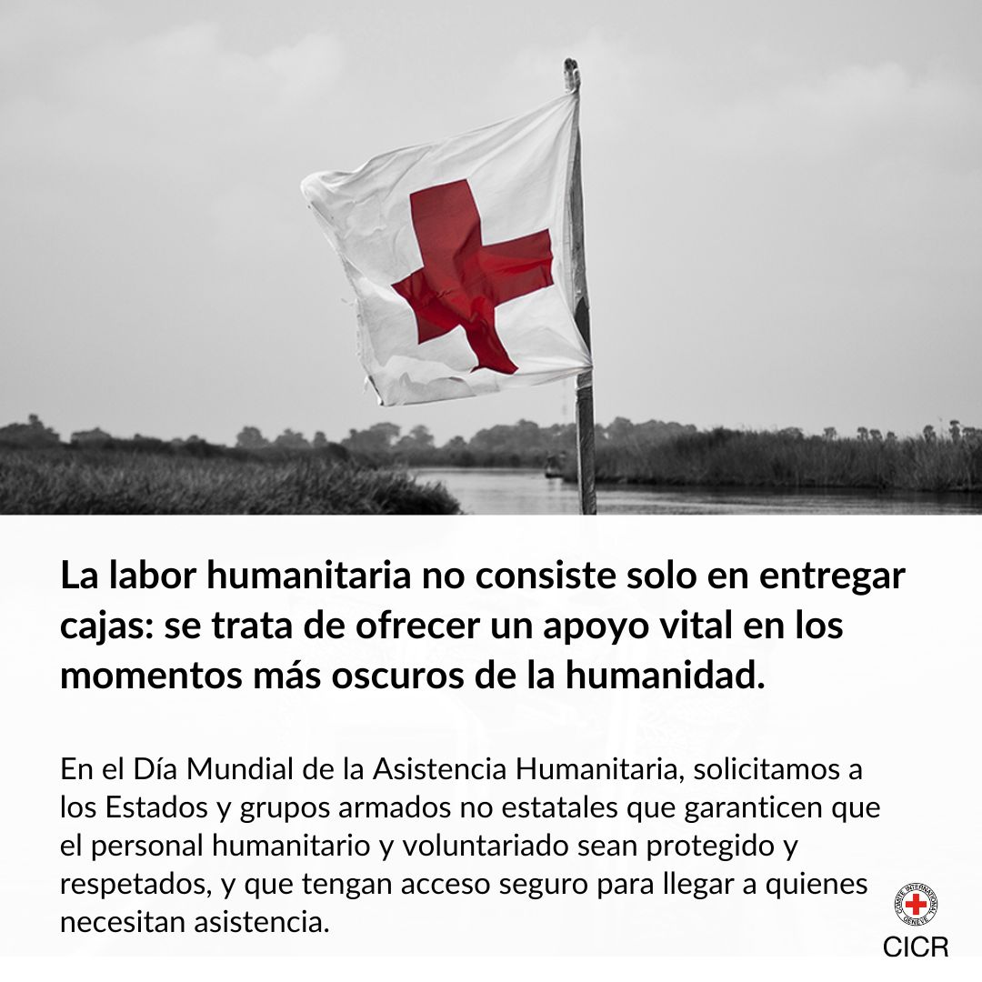 Hoy, en el Día Mundial de la Asistencia Humanitaria, destacamos la valentía, dedicación y resiliencia de los trabajadores humanitarios de todo el mundo.

Solicitamos protección y respeto para llegar a quienes necesitan asistencia.
