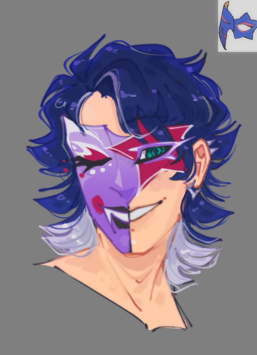 Day 67 of #DailySampoDoodles!        

The old concept art for the "Thief of Shooting Meteor" relic set is so silly and so #sampocore I doodled him in the mask inspired by the one from the concept art because i'm in love with it yay

 #Sampo #hsr #HonkaiStarRail       

~🎉