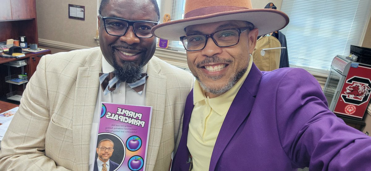 The best job in the world is collaborating with other school leaders about optimal teaching and learning! #PurplePrincipals