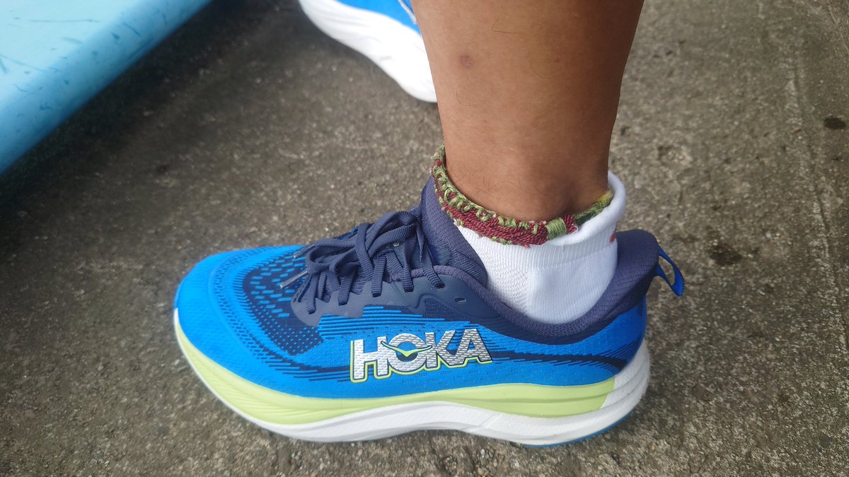 runfor311hide's tweet image. この #HOKA の #skyflow は、やっぱり走りやすい。このシューズで #東北みやぎ復興マラソン を走ろうと決めた今日の #ジョギング です。
#ランニング