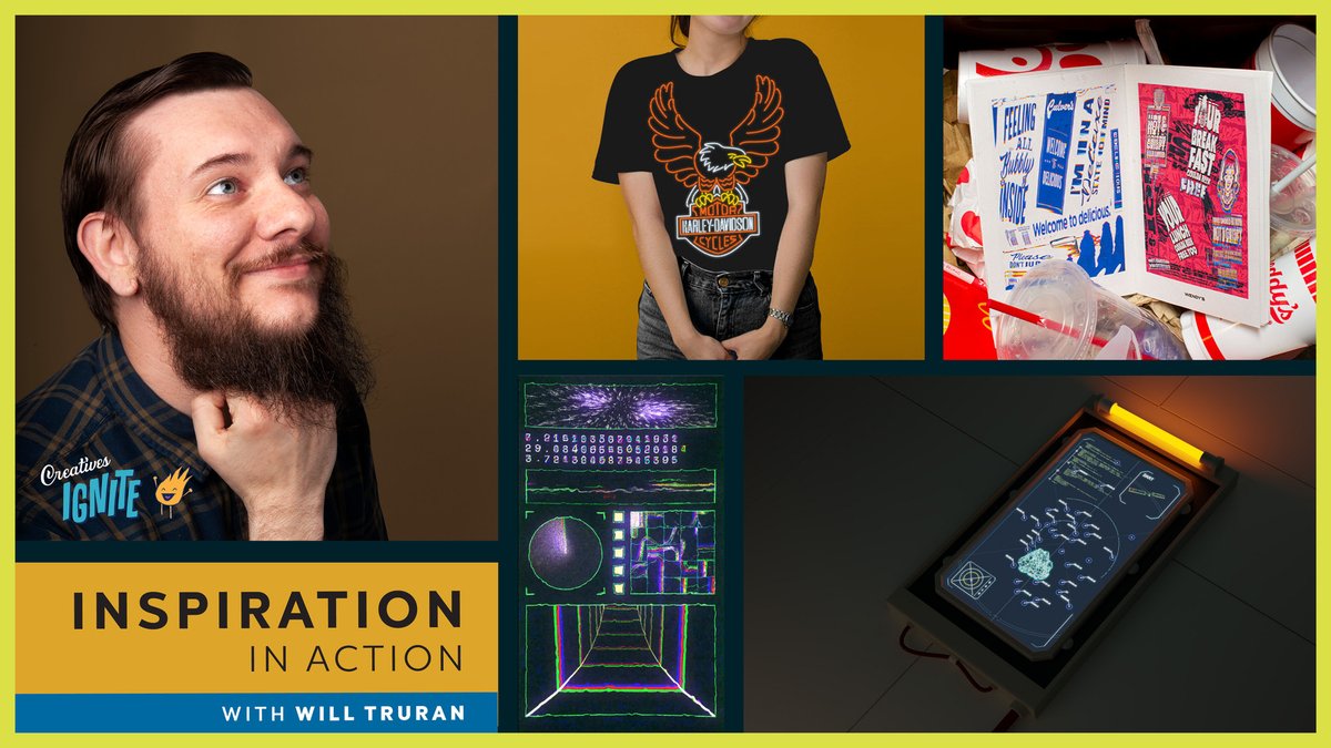 Inspiration in Action with Will Truran
creativesignite.com/will-truran/

I am excited to introduce you to my good friend, Will Truran. He is a design professor who is always experimenting and creating art. 

Aug 21, 2024 at 7:30pm BST / 2:30pm ET Signup creativesignite.com/signup