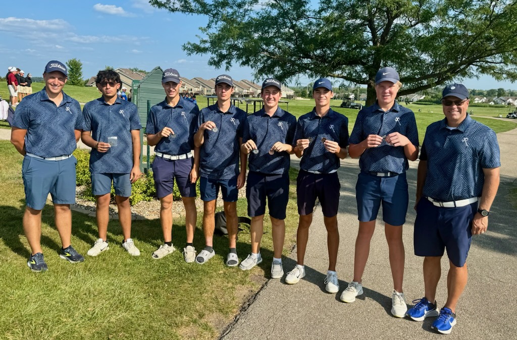 XavierBoysGolf's tweet photo. Saints place 2nd of 12 in the Linn-Mar Invitational at Hunters Ridge Golf Course with team score 298. Thx
@LinnMarGolf &amp; @LMHS_Athletics
for hosting!  NEXT: Warrior invite Thu 8/22. GO SAINTS!
@XavierSaints @XavierSaintsAD https://t.co/JmmutSnQZp