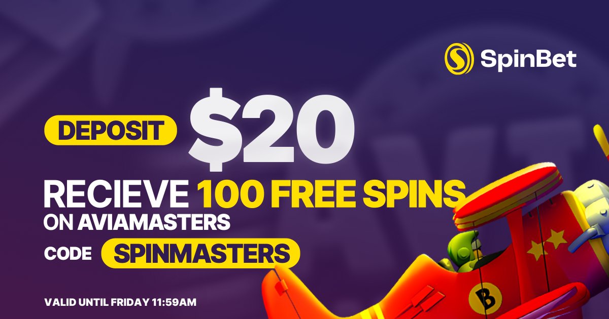 A visual representation of a Spinbet free spins offer interface showing a promotional banner and a code entry field.