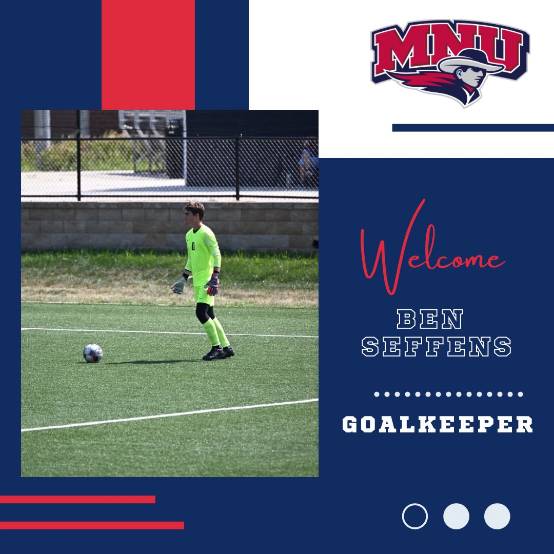 Returning to MNU from JCCC is goalkeeper Ben!  Welcome back Ben!
•••
#mnusoccer
