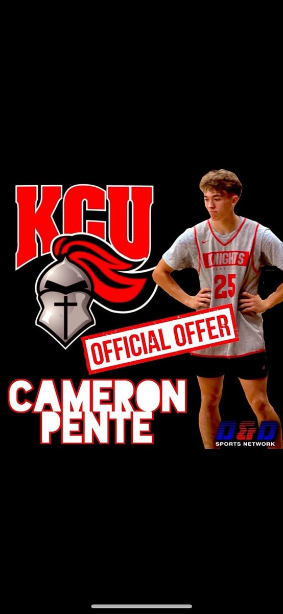 After a great conversation with coach Pack, I am blessed to receive my first official offer from Kentucky Christian University. #kcu