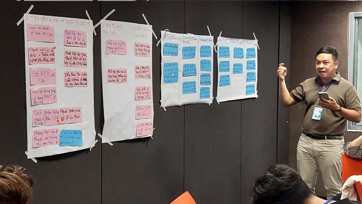 Community-led responses are essential for achieving #EndAIDS and sustaining #HIV epidemic control. Bravo to national community networks for actively engaging in the sustainability roadmap development for #Vietnam 🤝💪
#LetCommunityLead <a href="/UNAIDS_AP/">UNAIDS Asia Pacific</a> <a href="/QLataire/">Quinten Lataire</a>