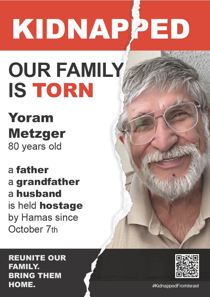 BREAKING: The IDF has retrieved the bodies of six Israeli hostages who were executed by Hamas in Gaza.

Among them are the bodies of Yagev Buchshtav, 34, Nadav Popplewell, 51, Yoram Metzger, 80, and Avraham Mundar, 79.

May their memory be a blessing 💔