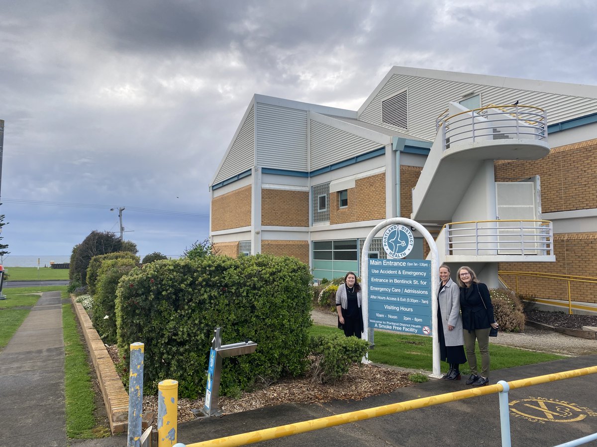 For our final visit on day 1 of our engagement tour, we visited Portland District Health.

Interim CEO Karena Prevett &amp; Interim Director of Corporate Services Annette Hinchcliffe shared with us that their priority is always to be responsive to the changing needs of the community.