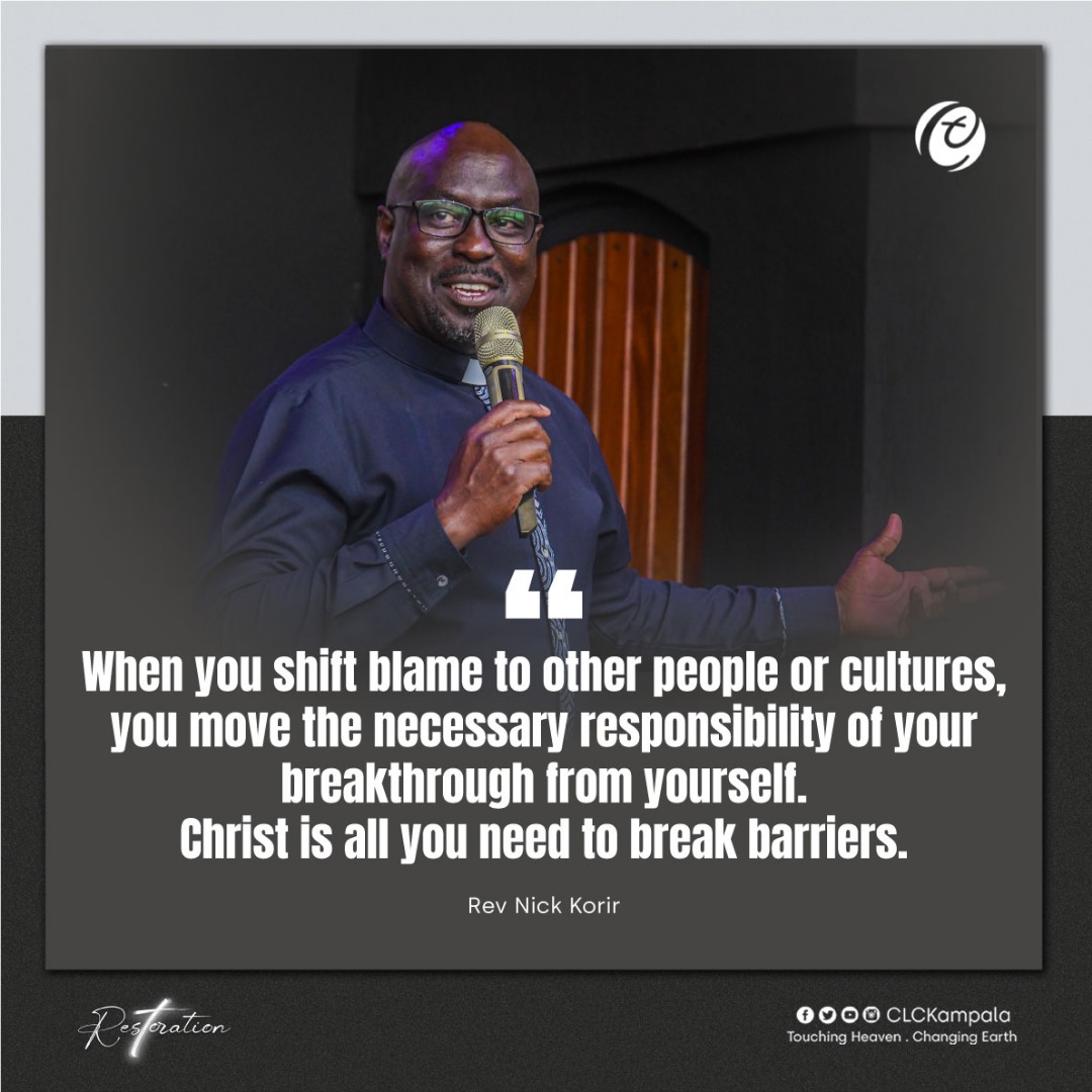CLCKampala's tweet photo. The sick man answered Him, “Sir, I have no man to put me into the pool when the water is stirred up; but while I am coming, other steps down before me.” John 5:7
How many times do we point at others as an excuse?

🔴 Watch https://t.co/E52m7Y9F95 
#LifeBite #BreakingBarriers https://t.co/NIm6TCW1Ei